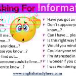Asking for Information in English
