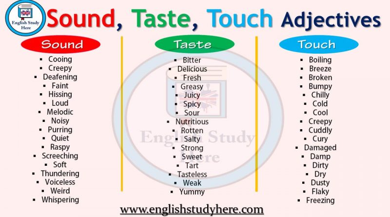 taste-adjectives-archives-english-study-here