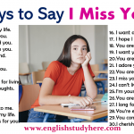30 Ways to Say I Miss You