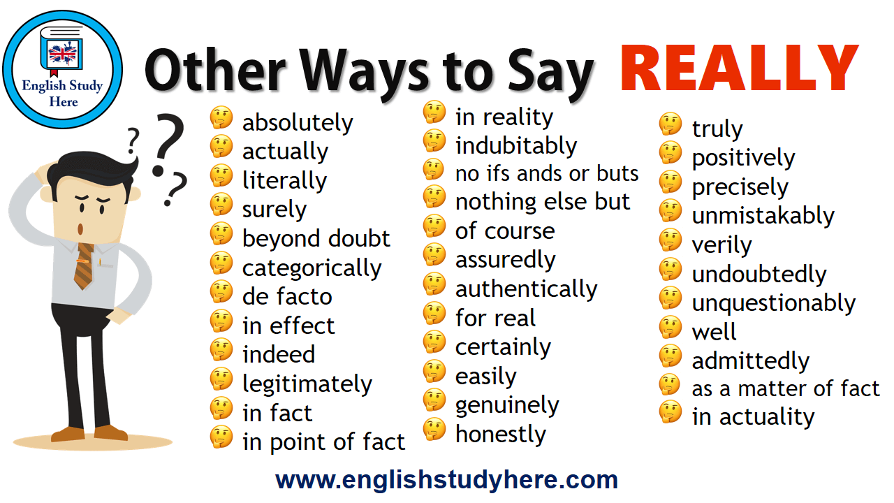 Other Ways to Say REALLY in English