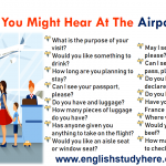 Questions You Might Hear At The Airport