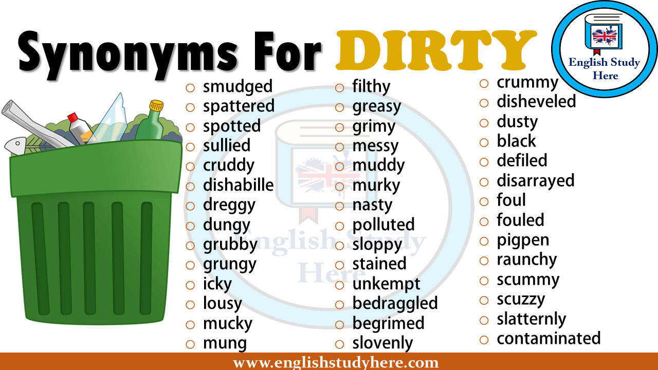 Synonyms For DIRTY - English Study Here