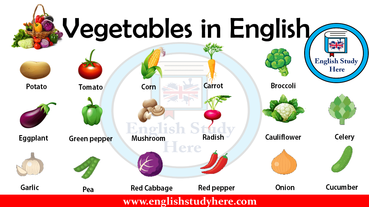 Vegetables in English