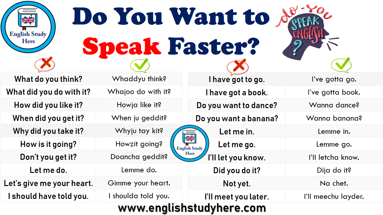 Do You Want to Speak Faster?