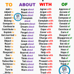 English verbs list