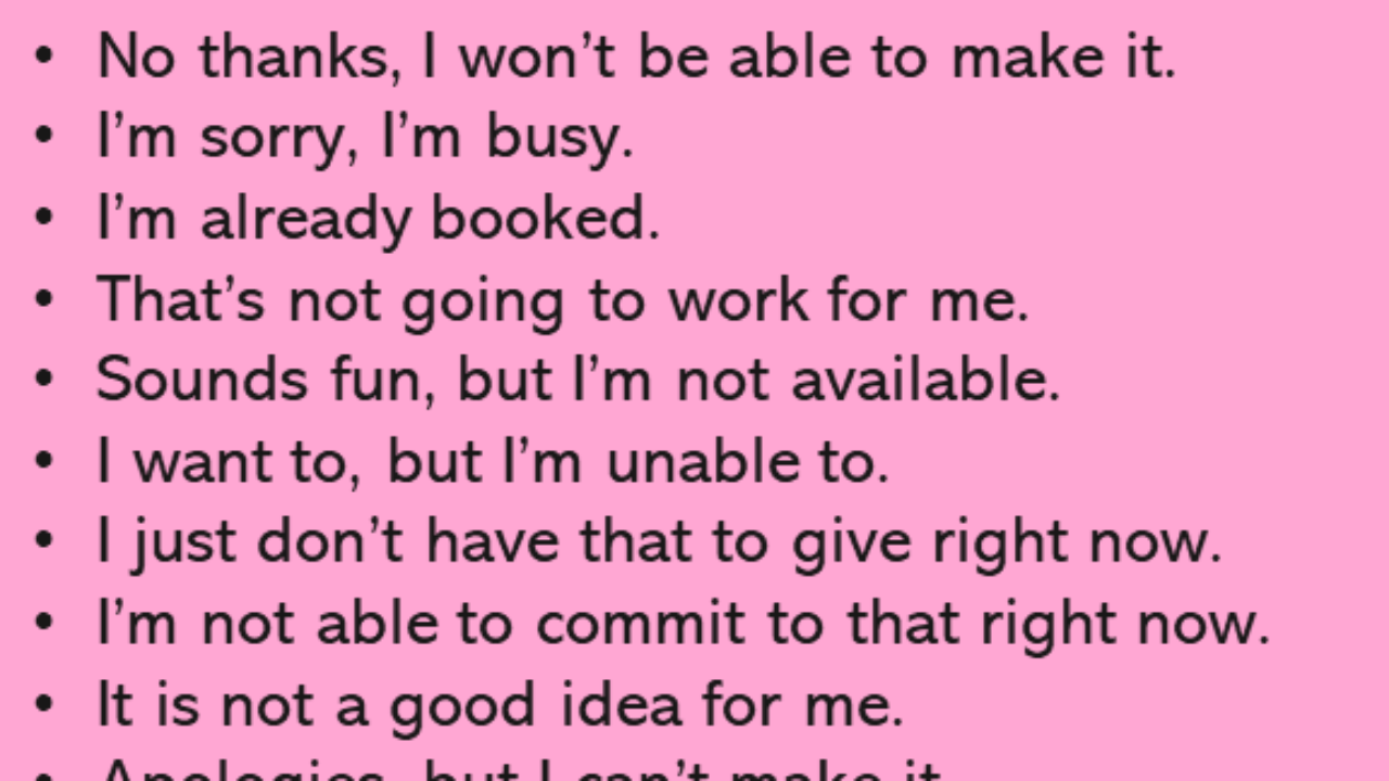 Ways To Say No In English Speaking English Study Here