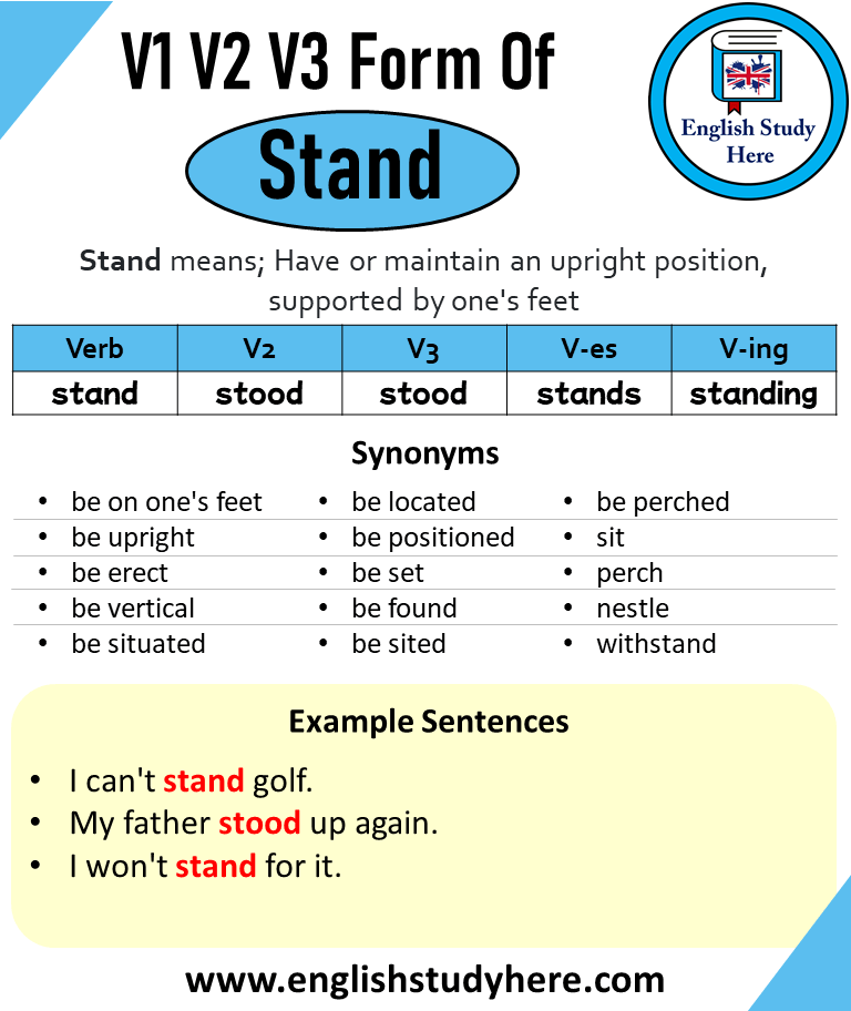 Stand past tense